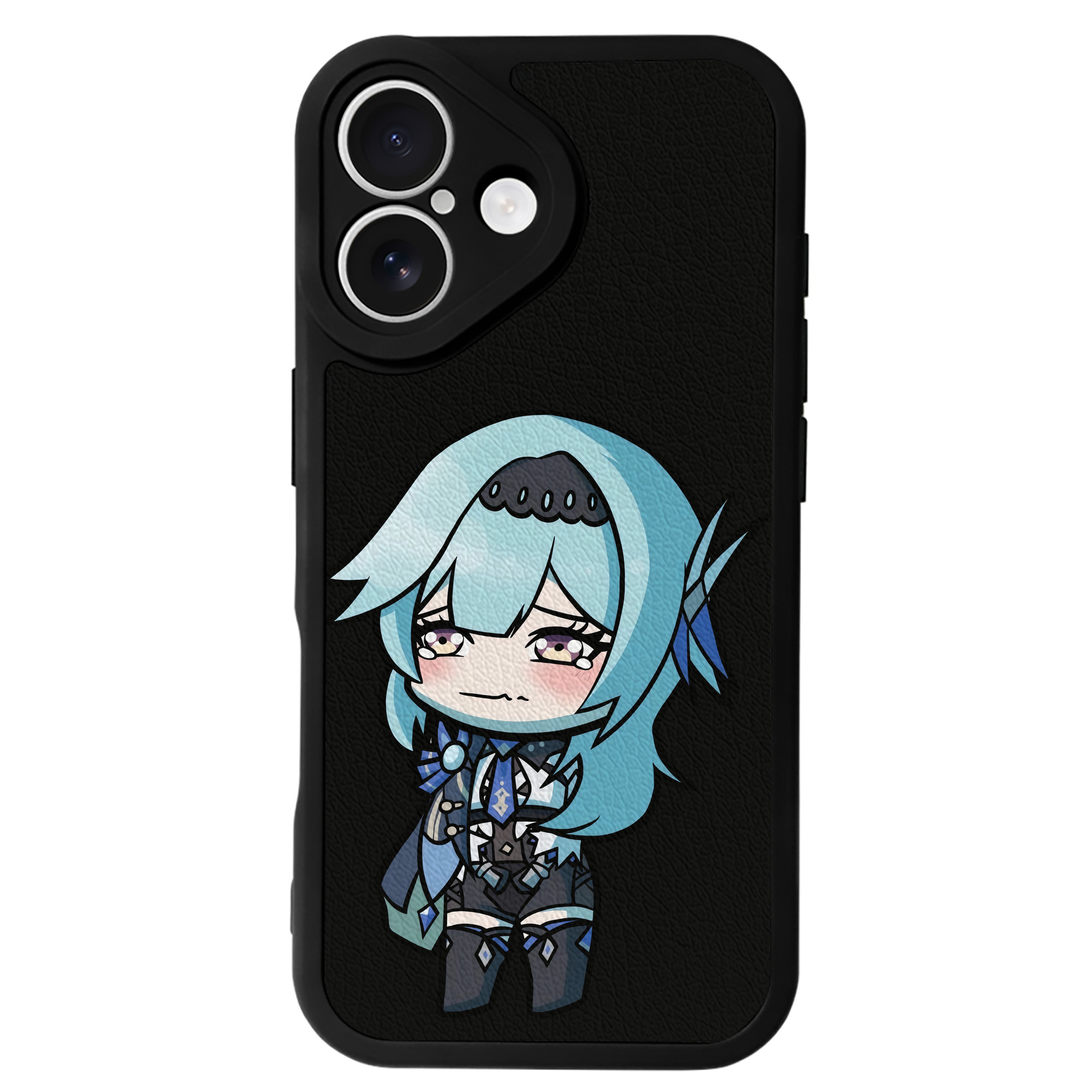 げんし神 优菈 ゆうら genshin Yūra 【iPhone 16シリーズ対応】シリコンスマホケース（レザー調） 材質：シリコン